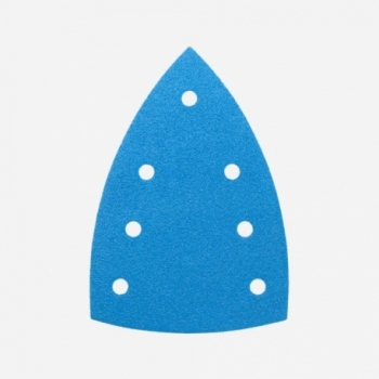 Folha triangular com velcro...