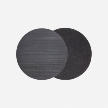 Sander plate protector with...
